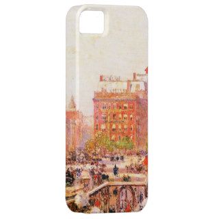 Broadway and Fifth Avenue by Hassam iPhone 5/5S Cover