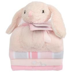 Piccolo Bambino Cuddly Bunny and Receiving Blanket Gift Set Piccolo Bambino Gift Sets
