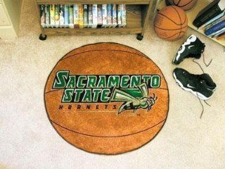 Sacramento State Aggies 29" Round Basketball Floor Mat (Rug)  Sports Fan Area Rugs  Sports & Outdoors