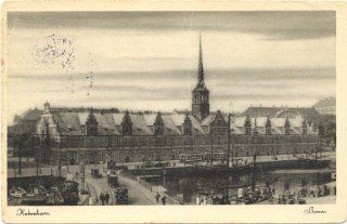 1930s Vintage Postcard The Stock Exchange   Copenhagen Denmark 