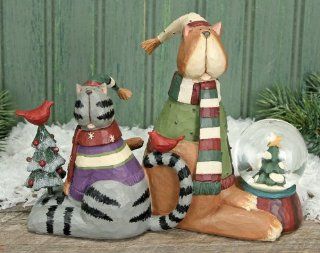 Coynes Williraye Studio Christmas Cats with Waterball "Tree mendous Fun"  Snow Globes  