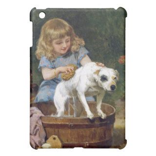 Giving the Dog a Bath   Vintage Art    iPad Mini Covers
