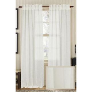 Fine Living Plain Linen Air Natural Rod Pocket Curtain 148