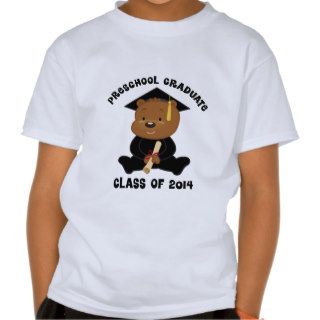 Class of 2014 Preschool Pre K teddy bear Graduate Tshirts