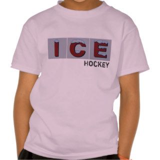 Ice Hockey T shirt   Boys   Girls