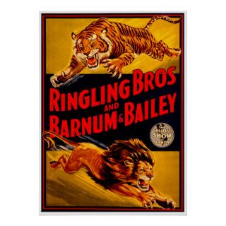 Ringling Bros and Barnum & Bailey ~ Vintage Circus Print