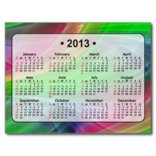 Calendar 2013   make your own background design postcards