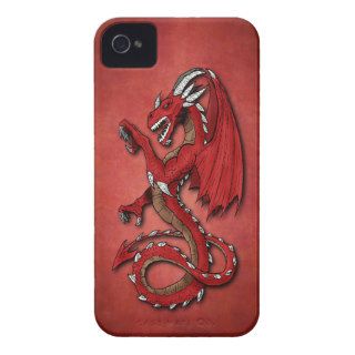 Trendy Red Dragon Tattoo Art Design iPhone 4/4S Cover