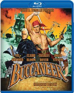 The Buccaneer [Blu ray] Yul Brynner, Charlton Heston, Claire Bloom, Charles Boyer, Inger Stevens, E.G. Marshall, Lorne Greene, Anthony Quinn, Cecil B. DeMille Movies & TV