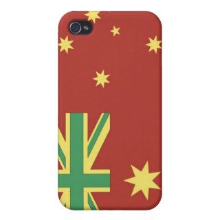 Rasta Flag Australia iPhone 4 Cases