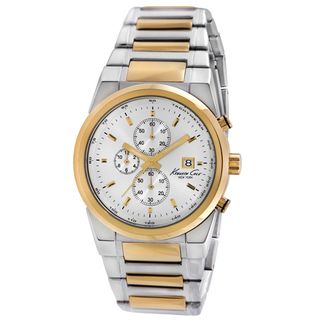 Kenneth Cole New York Men's Two tone Chronograph Watch Kenneth Cole New York Men's Kenneth Cole Watches