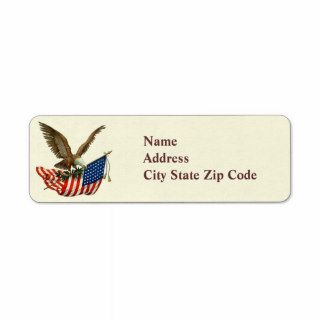 American Eagle Veterans Day Address Labels