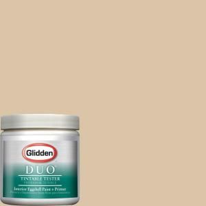 Glidden DUO 8 oz. Whispering Wheat Interior Paint Tester GLDN 28 GLDN28 D8