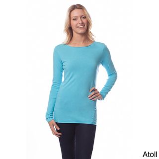AtoZ Women's Long Sleeve Round Neck Top AtoZ Long Sleeve Shirts