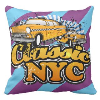 New York Yellow Cab Pillows