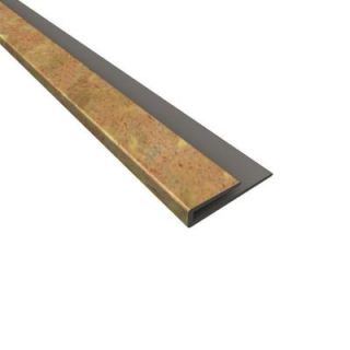 Fasade 4 ft. Large Profile Cracked Copper J Trim 176 19