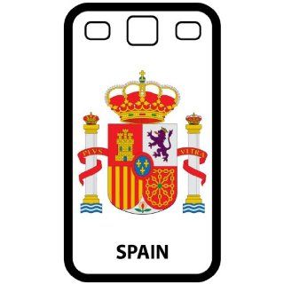 Spain   Country Coat Of Arms Flag Emblem Black Samsung Galaxy S3 i9300 Cell Phone Case   Cover Cell Phones & Accessories