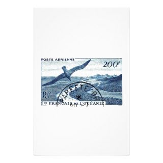 1948 French Polynesia Seabird Postage Stamp Stationery