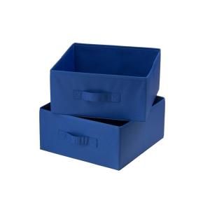 Honey Can Do Navy Polyester Drawers for Hanging Organizer (2 Pack) SFT 01277