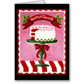 Christmas,Santa,red,velvet,cake Cards