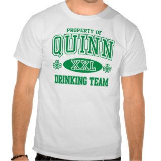 Quinn Irish Drinking Team Shirt