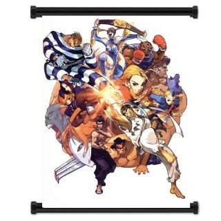 Street Fighter Alpha Zero 3 Game Fabric Wall Scroll Poster (16" x 21") Inches  Prints  