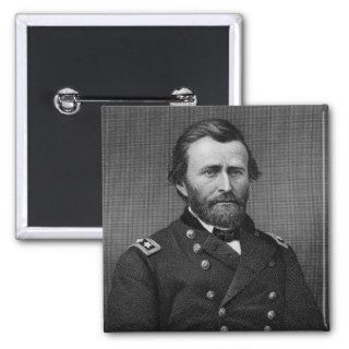 General Ulysses Simpson Grant, engraved after a da Pinback Button