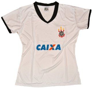 Women Corinthians Brasil Home Soccer Size Medium Adult  Sports Fan Soccer Jerseys  Sports & Outdoors