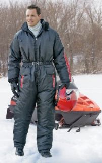 Guide Gear 1   Pc. Snowsuit Black / Red, BLK/RED, LG Clothing