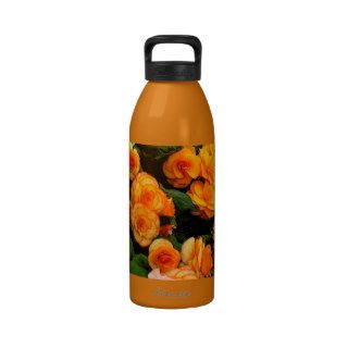 Water Color Begonias Liberty Bottle Water Bottles