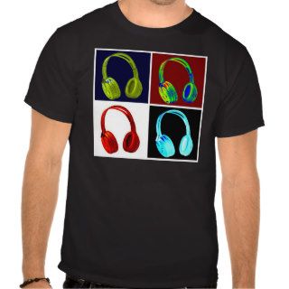 Headphones Pop Art T shirts