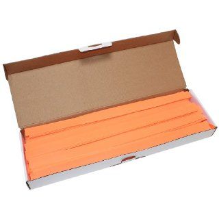 PlatinumCode 48NLO FP Non Latex Smooth Tourniquet Band, 1" Width x 18" Length, Orange, Flat Pack (Case of 1000) Science Lab Utensils