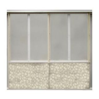 SoftWall Finishing Systems 20 sq. ft. Pebble Fabric Covered Bottom Kit Wall Panel SW322655020