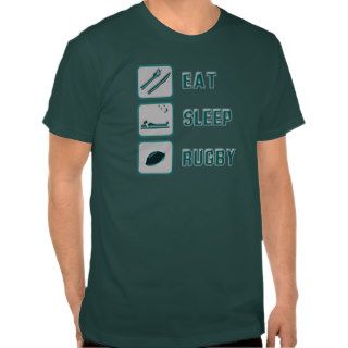 Eat Sleep Rugby T shirt