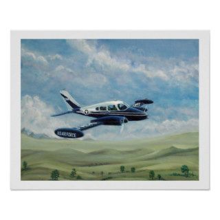 USAF Cessna U 3B "Blue Canoe" Posters