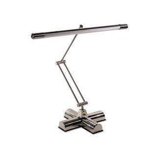 Ledu L9095 Full Spectrum Adjustable Desk Lamp, 25 Inches High, Brushed Steel   Swing Arm Lamp  