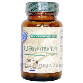 Bilberry Extract 80 mg 120 Capsules Health & Personal Care