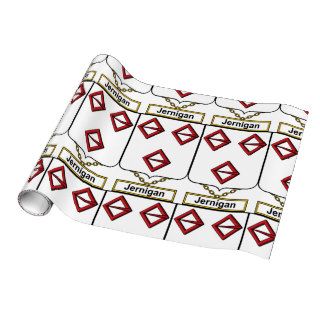 Jernigan Family Crest Gift Wrap