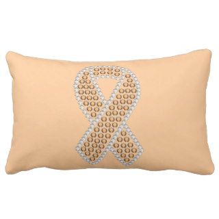 Cancer Gifts (Childhood) Symbolic Icon Throw Pillow