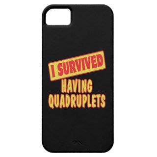 I SURVIVED HAVING QUADRUPLETS iPhone 5 COVERS