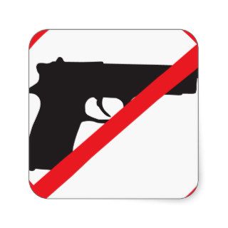 Ban Guns Anti Gun Pacifist Stickers