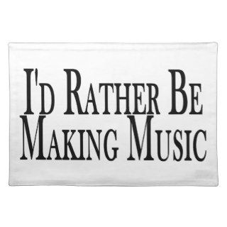 Rather Make Music Place Mat