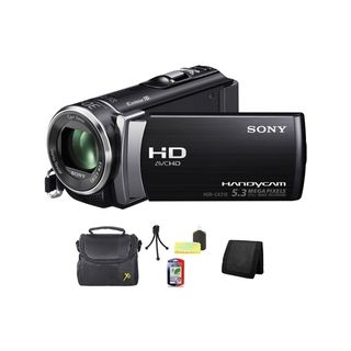 Sony HDR CX210 High Definition Handycam Black Camcorder Bundle Sony Digital Camcorders