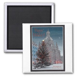 Dresden   Frauenkirche Tannenbaum   HH BW Fridge Magnet