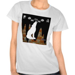 WOLF BRICK BACKGROUND PRODUCTS TEE SHIRT