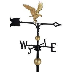 Whitehall Products 30 In. Eagle Weathervane With Globes 03214