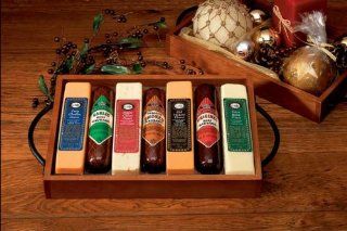 Great Gift for Dad   Gourmet Sausage and Cheese Gift Tray  Other Products  