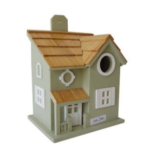 Home Bazaar Nestling Cottage Birdhouse (Green) HB 7041GS