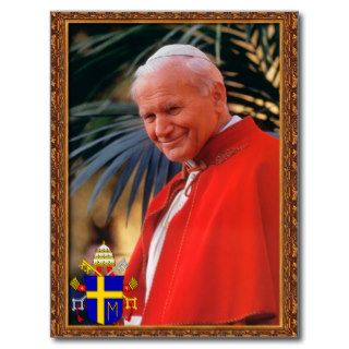 Pope John Paul II Prayer Beatification Card Postcard