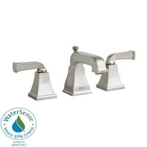American Standard Town Square Widespread 2 Handle Low Arc Bathroom Faucet in Satin Nickel 2555.821.295